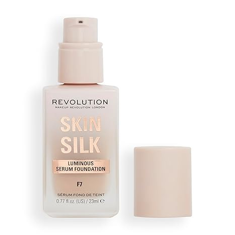 Revolution Skin Silk Radiant Satin Serum Foundation, Lightweight, Buildable Coverage with Hydrati... | Amazon (US)