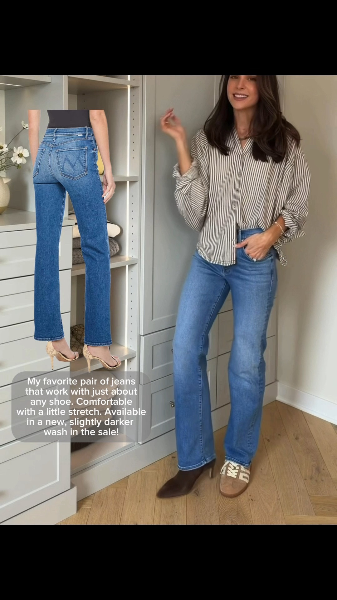 My FAVORITE jeans in a slightly darker wash in the NSale!!! True to size, size up if between. I’m 5’7” for reference! 

Nordstrom anniversary sale 2026 / mother denim jeans

#LTKSaleAlert #LTKootd #LTKSeasonal