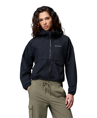 Columbia Women's Spire Valley Cropped Windbreaker Jacket - Macy's | Macy's