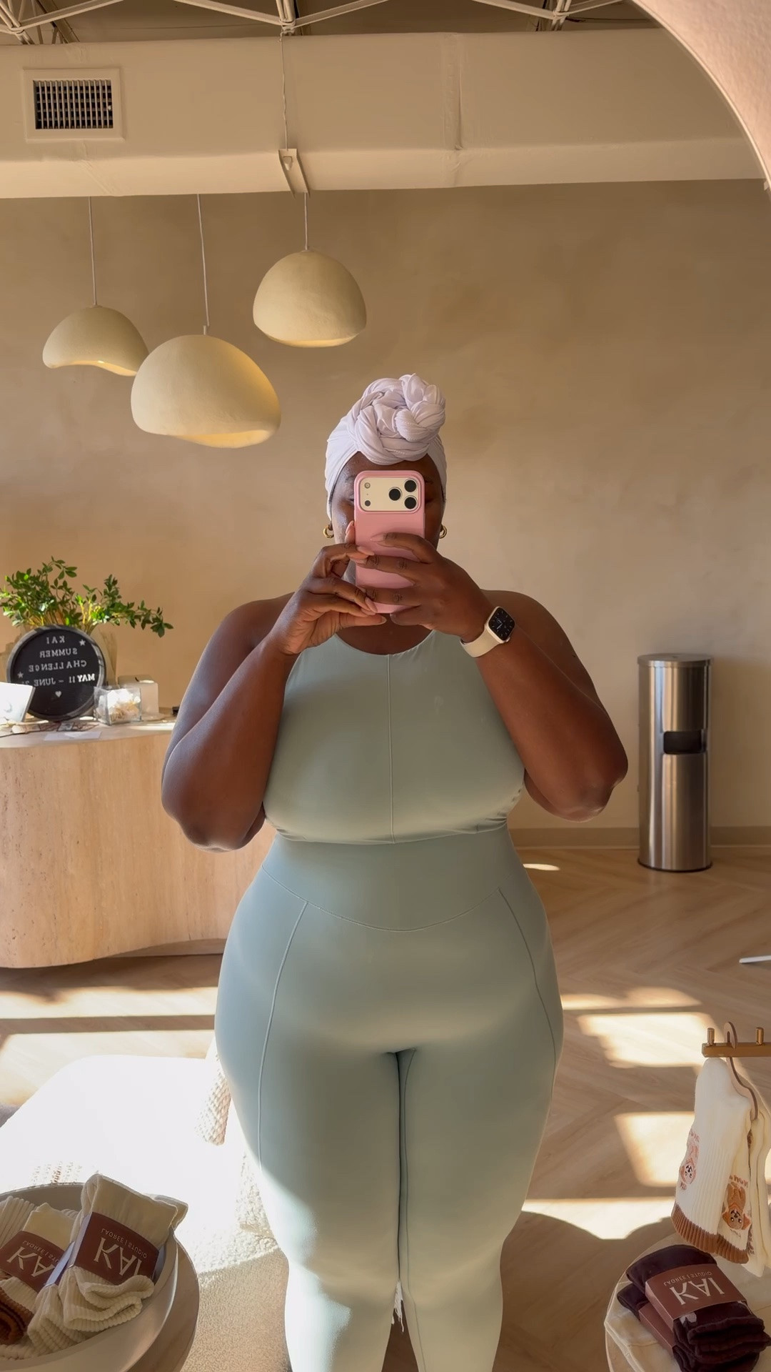 cute new set for lagree  size 1X in both pieces. code THAMARRXSPANX for 15% off plus free shipping on the first order

Other linked set size info:

XXL 
bra from the TikTok shop 
wrap from local beauty store

#LTKSaleAlert #LTKPlusSize #LTKActive