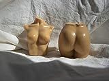 Boobs and Booty Woman Torso Candle Set Beige | Female Goddess | Feminist Soy Wax Beauty | Venus Bust | Amazon (US)
