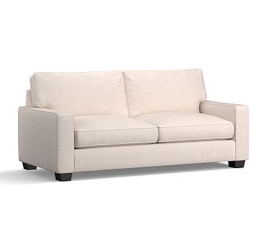 PB Comfort Square Arm Upholstered Sleeper Sofa With Memory Foam Mattress | Pottery Barn (US)