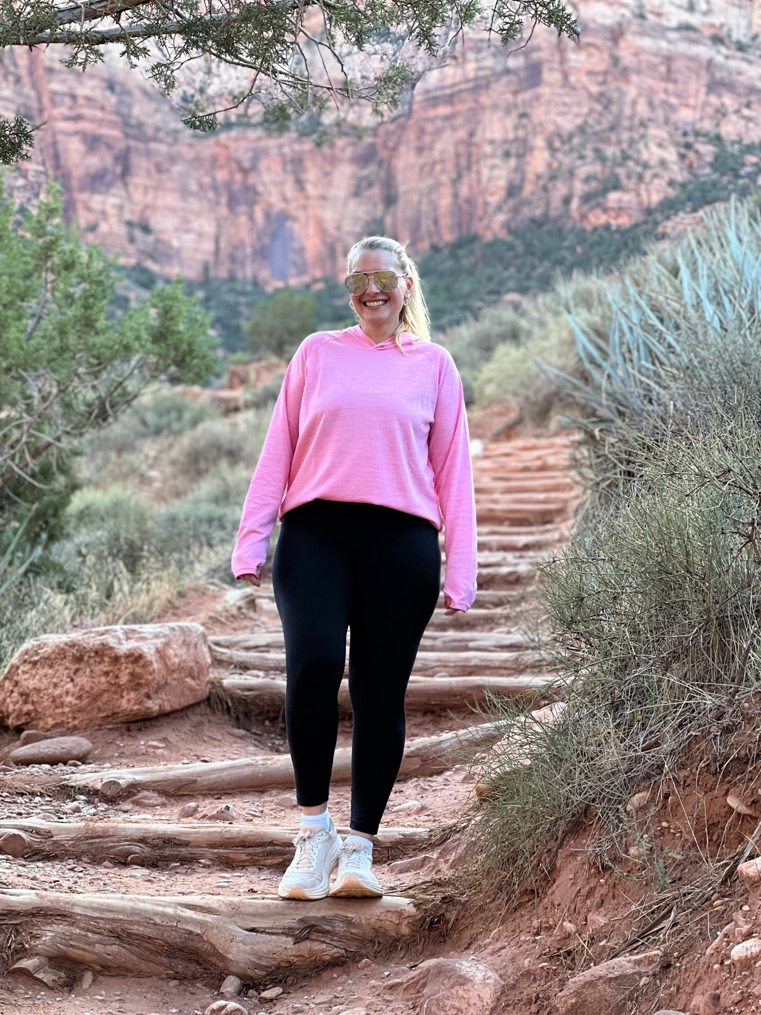 Casual walking outfit that’s perfect for a road trip or traveling too!

I call this outfit my uniform.

I wear it all the time. I wear it walking in my neighborhood, on vacation and to Pilates class. Also wore it while hiking in Zion National Park.

Wearing a large in everything. So comfy! I highly suggest all of these pieces! So affordable too!


#LTKSeasonal #LTKFindsUnder100 #LTKOver40 #LTKfitnessgoals #LTKActive #LTKSaleAlert #LTKFindsUnder50 #LTKGiftGuide #LTKMidsize #LTKTravel #LTKgrwm #LTKootd 
