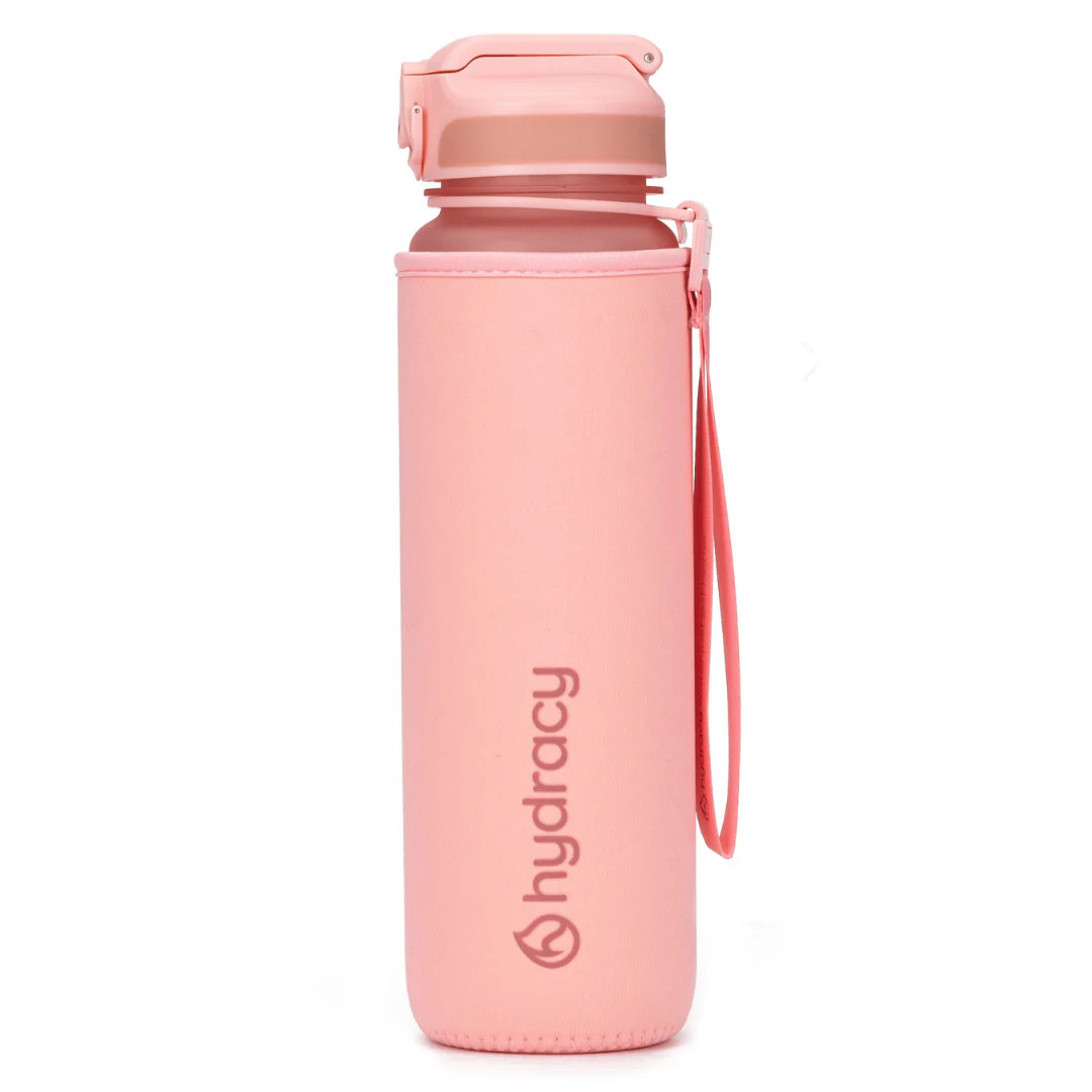 Coach 32 oz / 1 L Water Bottle with Time Marker and Straw Lid | Hydracy