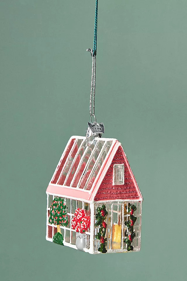 Rosy Greenhouse Ornament | Anthropologie (US)