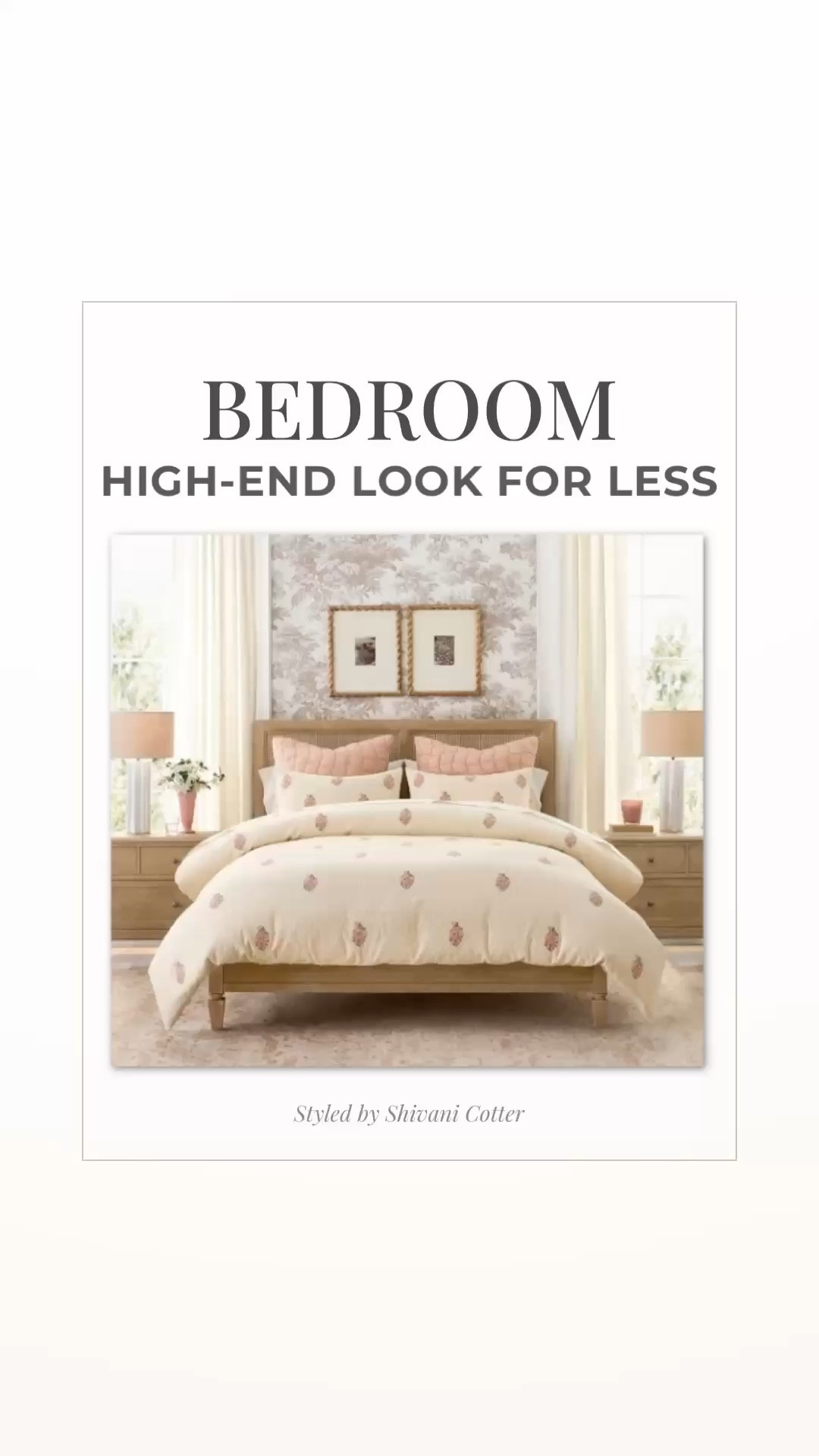 Pottery Barn meets Anthropologie without the price tag!

Get the high-end bedroom look without the high-end price.
Soft neutrals, mid century modern furniture, and elevated decor that instantly makes your space feel calm, clean, and put together.
Everything is linked in my LTK including the bed, dresser, nightstand, and decor finds for less.
Save this for your next bedroom refresh.


#LTKHome #LTKSaleAlert