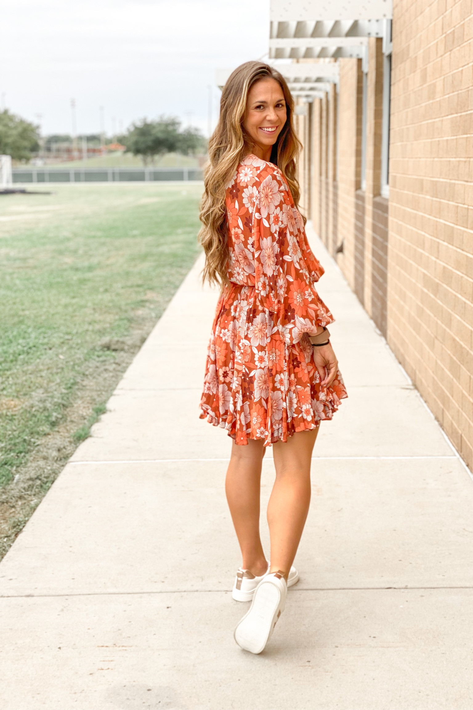 fall dress mini Autumn Long Sleeve Mini Dress main image 1