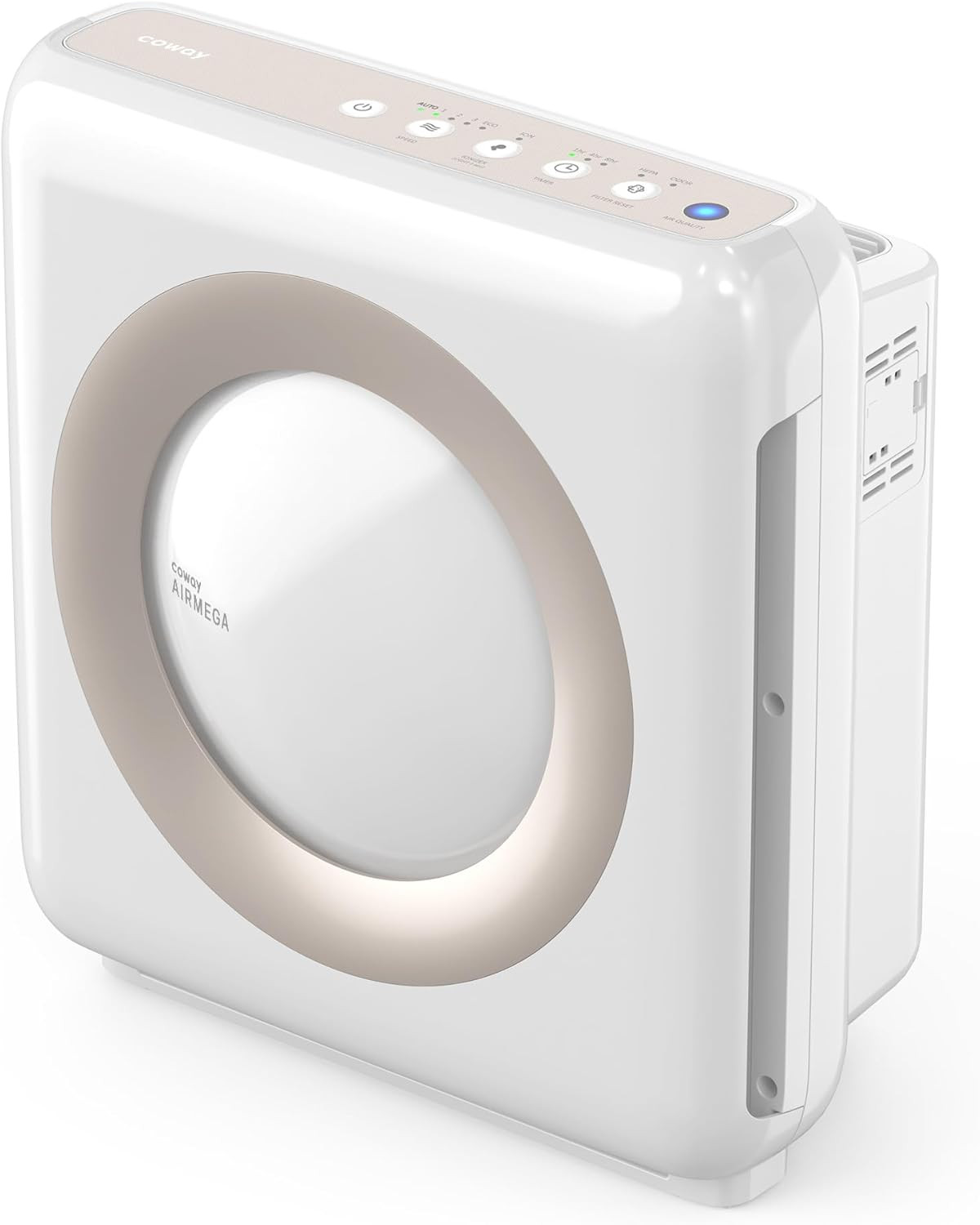 Coway Airmega AP-1512HH(W) True HEPA Purifier with Air Quality Monitoring, Auto, Timer, Filter Indicator, and Eco Mode, 16.8 x 18.3 x 9.7, White | Amazon (US)