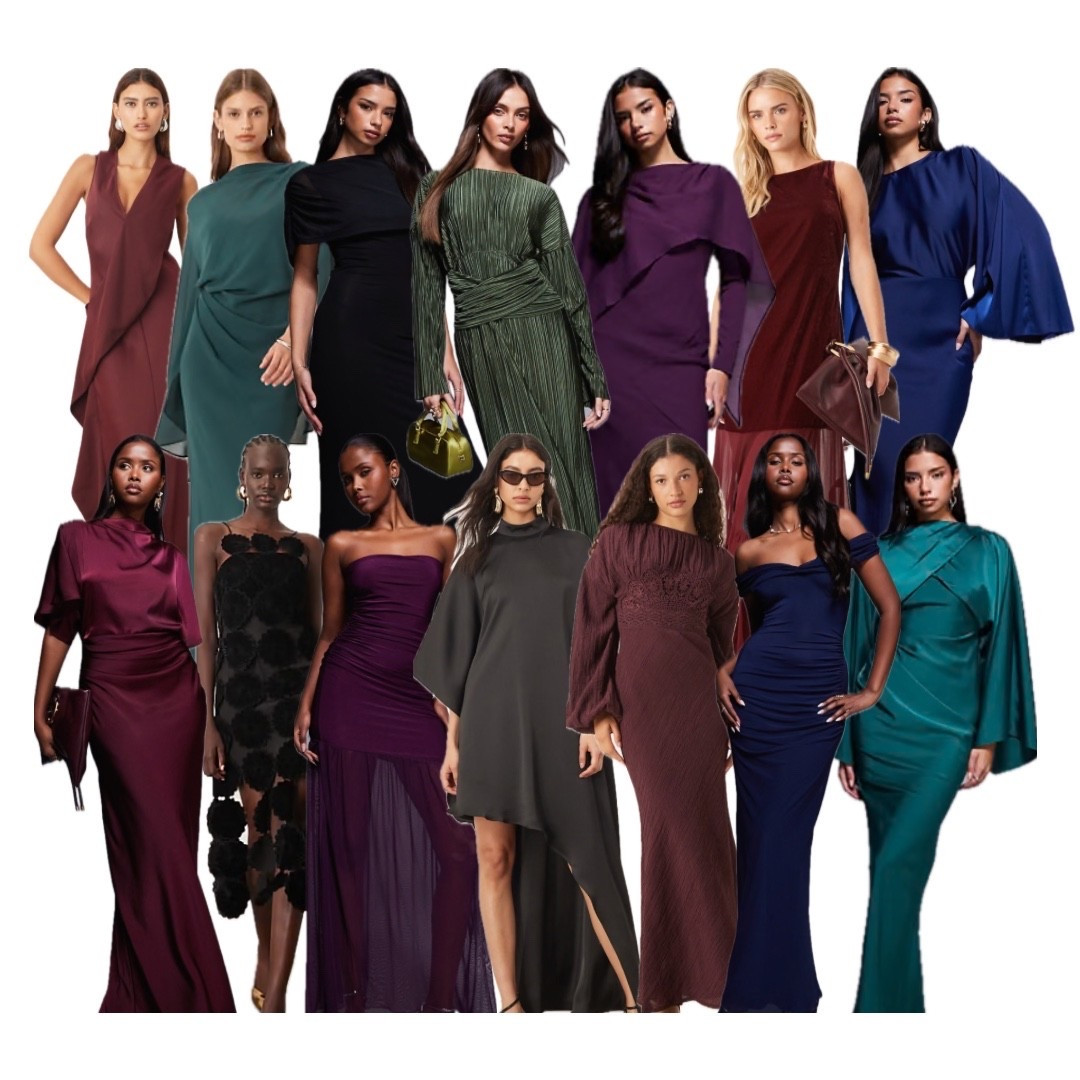 Winter wedding guest dresses 🖤 

#LTKSeasonal #LTKWedding #LTKHoliday