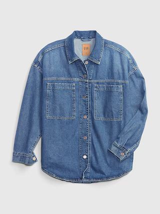 Denim Utility Shirt Jacket with Washwell | Gap (US)