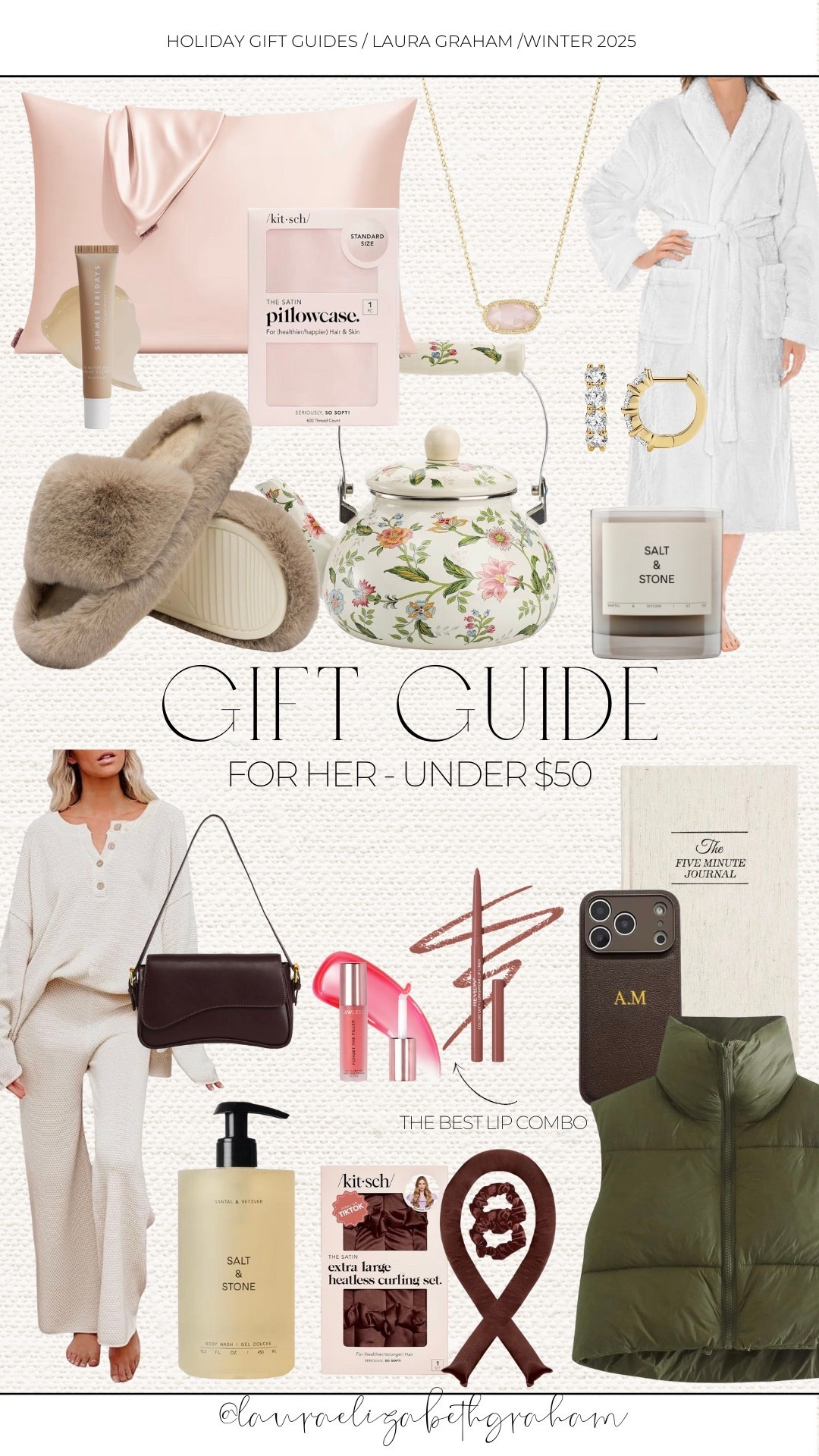 The best gift guide for her, under $50 🩷 Everything is linked! 🔗

#LTKselfcare #LTKGiftGuide #LTKFindsUnder50