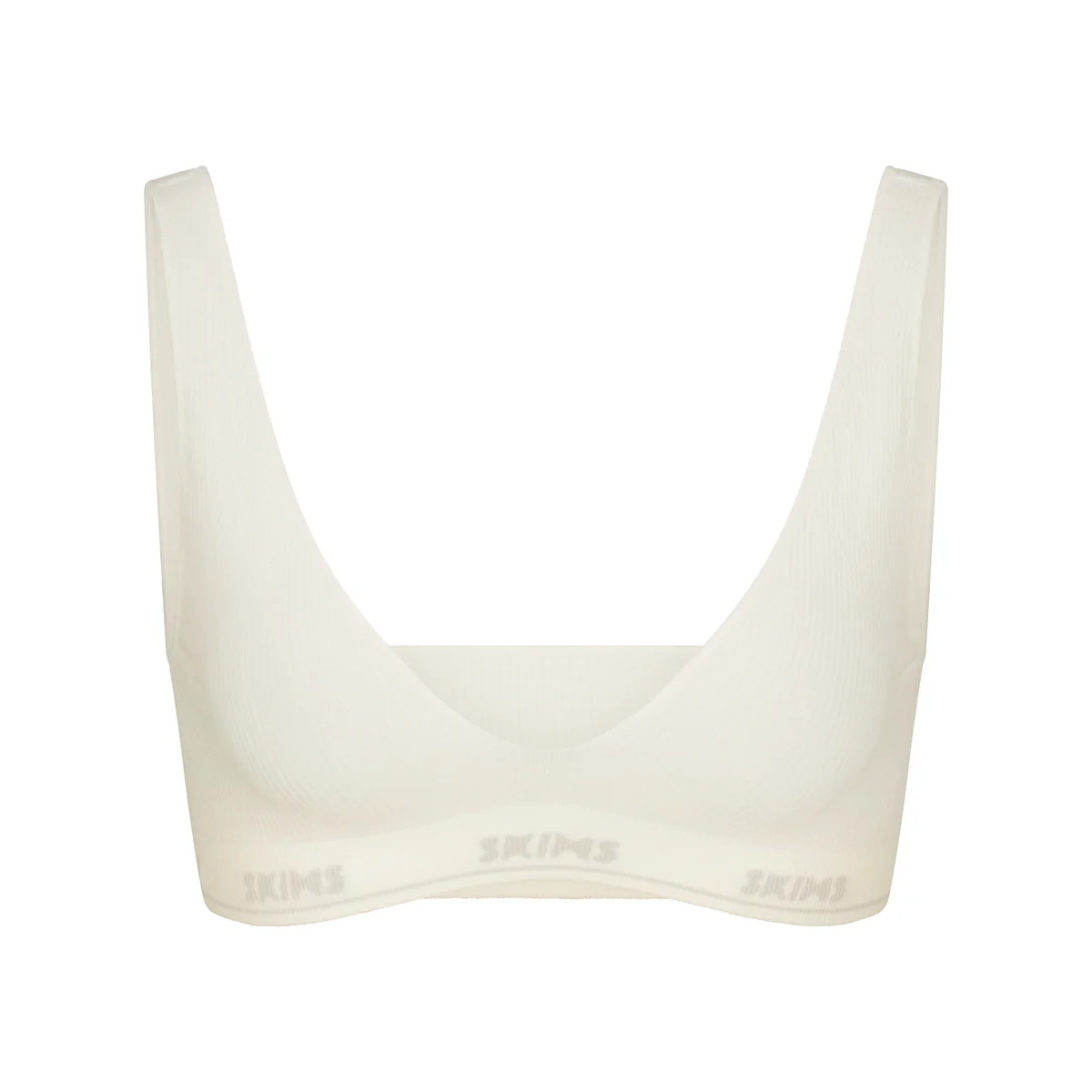 LOGO RIBPLUNGE BRALETTE$36 | SKIMS (US)