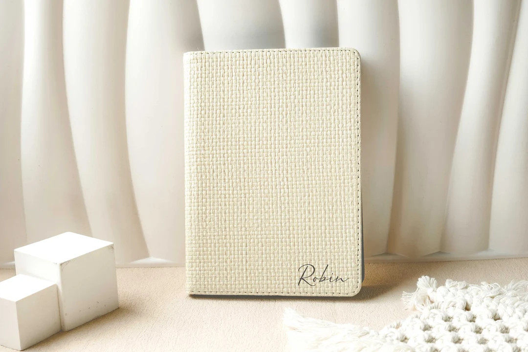 Personalized Rustic Weave Leather Kindle Case, Personalized Kindle Case, All New Kindle Case, Pap... | Etsy (US)