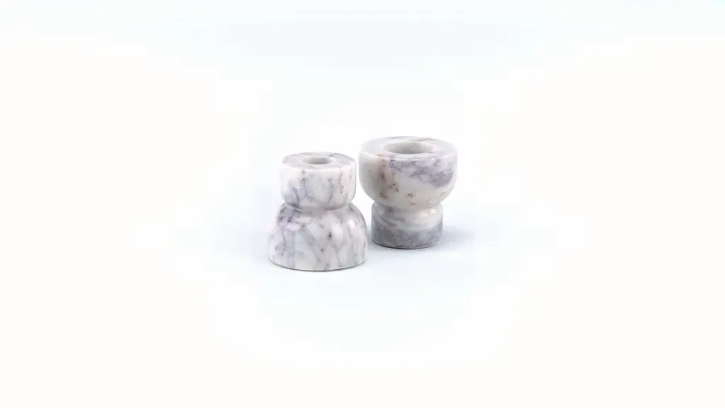 Better Homes & Gardens Modern Marble Taper Votive Candleholder Set, 2-Piece, 3" | Walmart (US)
