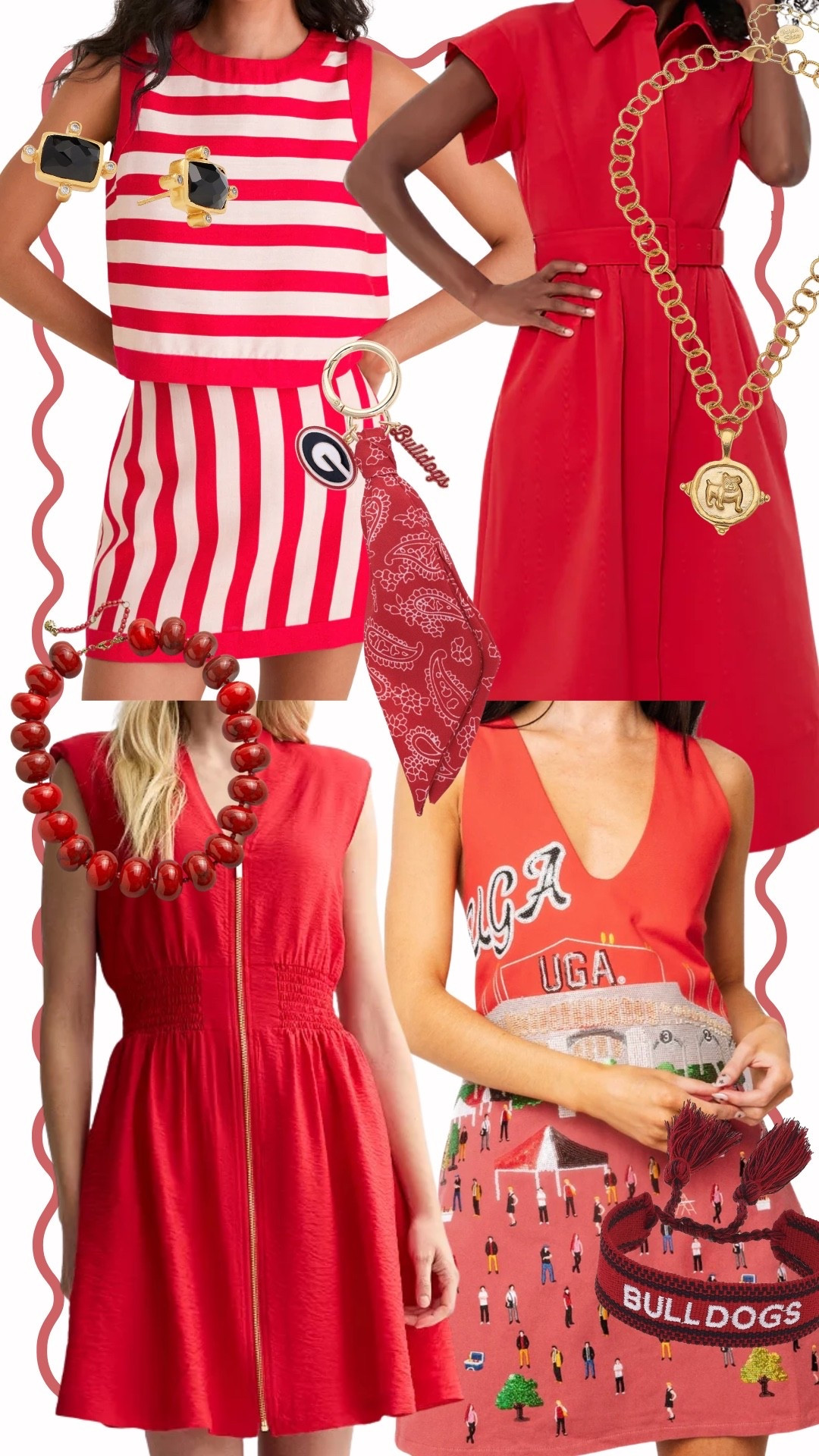 Ok you Georgia Bulldog friends….allll the reds!!

#LTKSeasonal #LTKOver40 #LTKdayinmylife