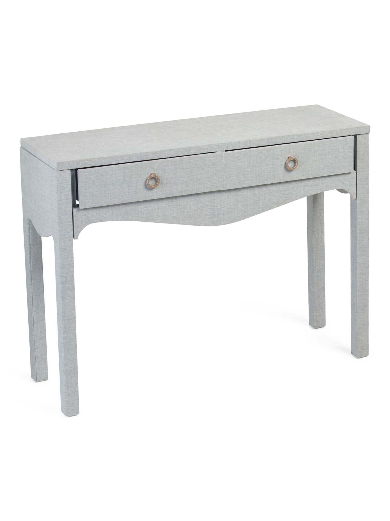 42in Lillian Linen Console Table | Furniture & Lighting | Marshalls | Marshalls