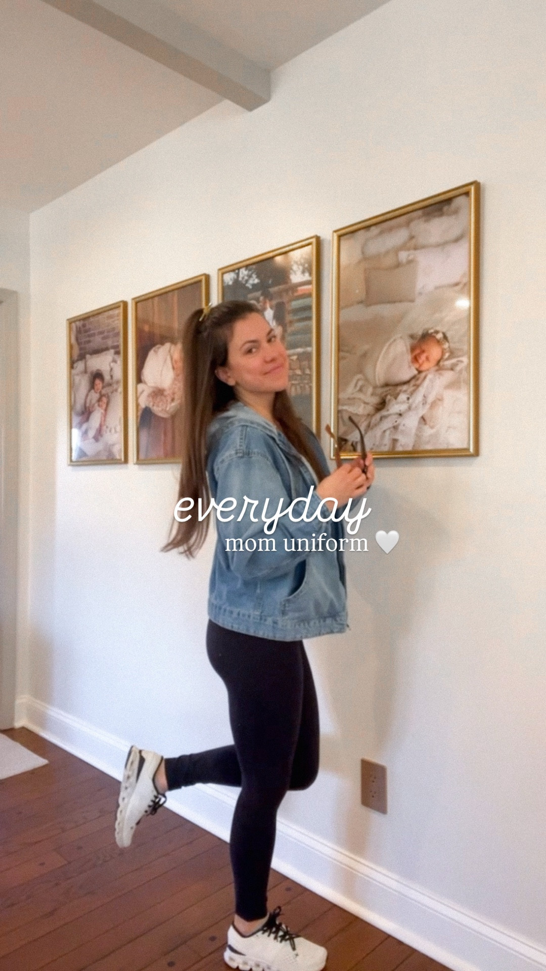 Comfortable everyday mom outfit 🤍

My go-to combo: athletic casual sneakers that I can actually chase toddlers in + a classic denim jacket that pulls everything together. Easy, neutral, and works for school drop-off, errands, and playdates.

These sneakers are worth the investment — supportive but still cute. Linking my exact pieces — both are on repeat. 

#everydaymomstyle #momuniform #athleisuremom #casualmomstyle #denimjacket #comfortablesneakers
#momlifeessentials #neutralstyle #ltkstyle #momfashionfinds #effortlessstyle

#LTKootd #LTKmomlife #LTKdayinmylife