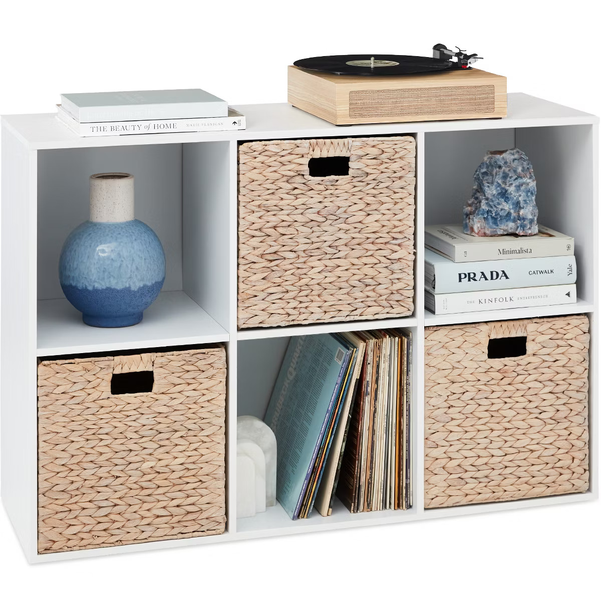 Best Choice Products 6-Cube Bookshelf, 13.5in Display Storage System, Organizer w/ Removable Back... | Target