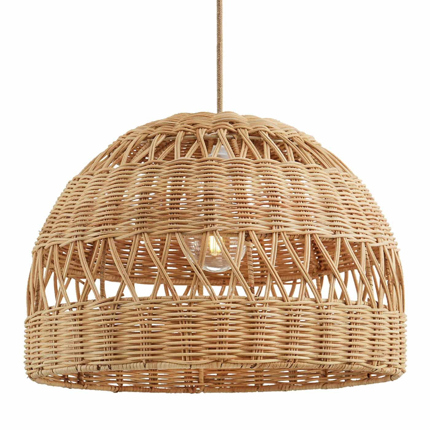 Radiant Rattan Pendant Light | Rowabi