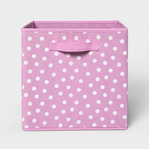 13" Fabric Dot Storage Bin - Pillowfort™ | Target