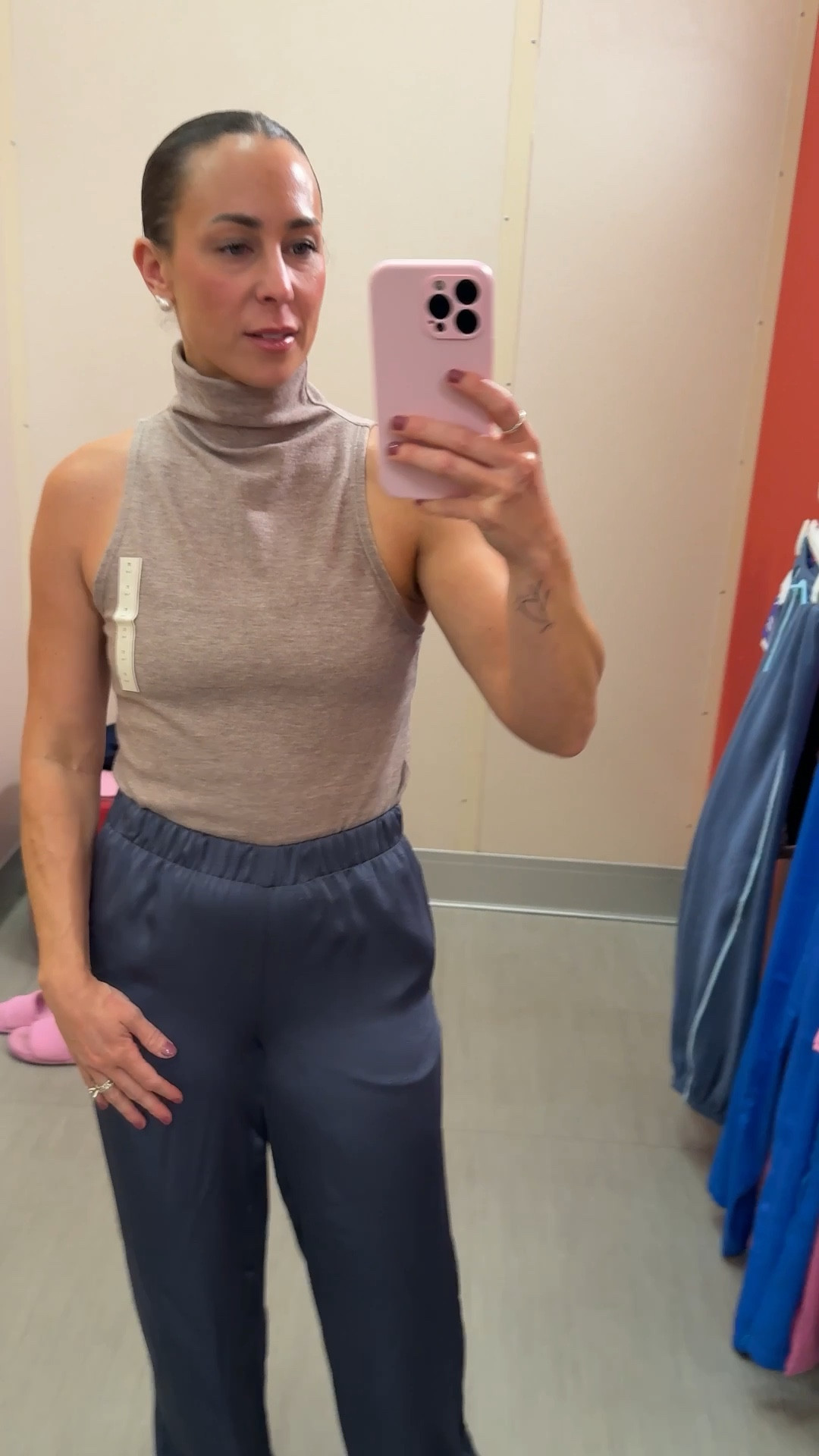 This Target A New Day sweater feels sooo much more expensive than it is! It feels like a cashmere sweater! It’s 30% off right now for circle week! 

The pants are a unique slate color and very comfortable! 

#LTKActive #LTKWorkwear #LTKSaleAlert