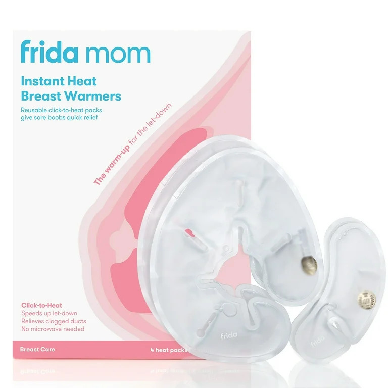 Frida Mom Instant Heating Pads for Breasts, Reusable Click-to-Heat Relief, Breastfeeding Essentia... | Walmart (US)