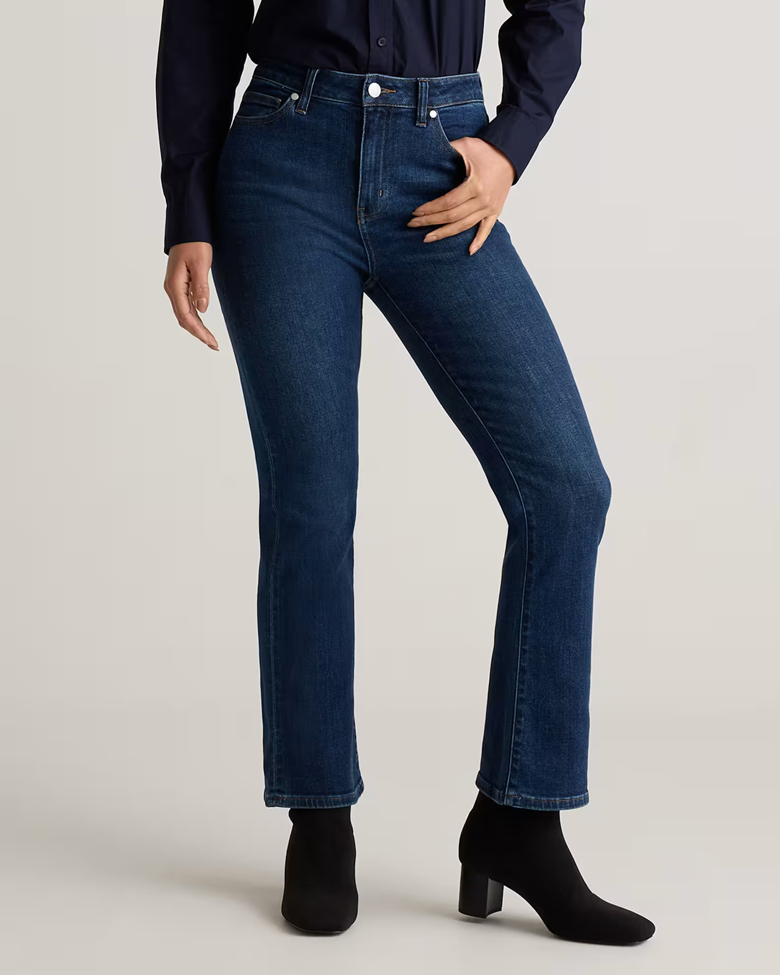 Bella Stretch Kick Flare Jeans | Quince