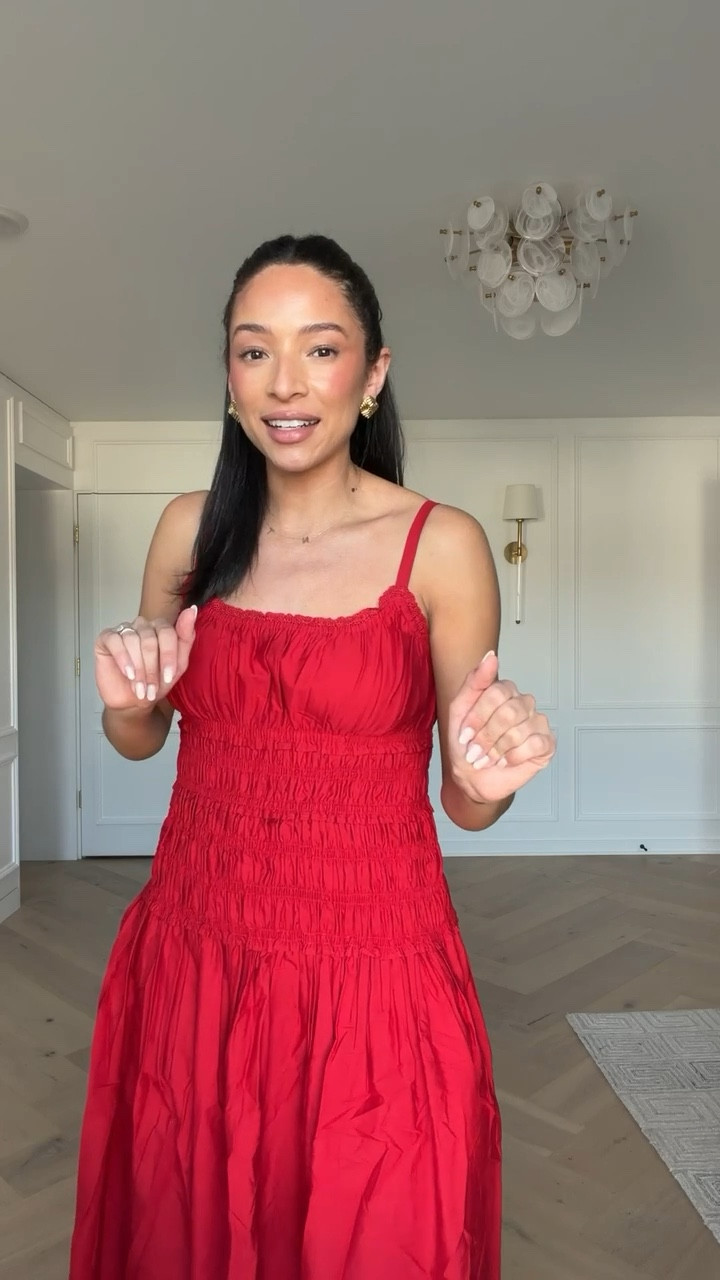 Spring dress ❤️ Extra 20% OFF orders $125+ with code AF20! Wearing a Small dress fits TTS 

spring outfit idea, winery outfit, picnic outfit, spring dress, euro summer outfit. summer dress, vacation outfits, date night outfit 

#LTKSeasonal #LTKSaleAlert #LTKmomlife