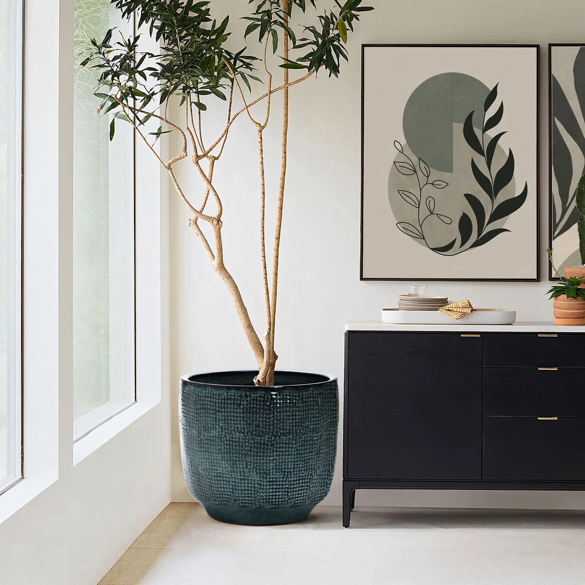 Ocean Round Ceramic Planter | Wayfair North America