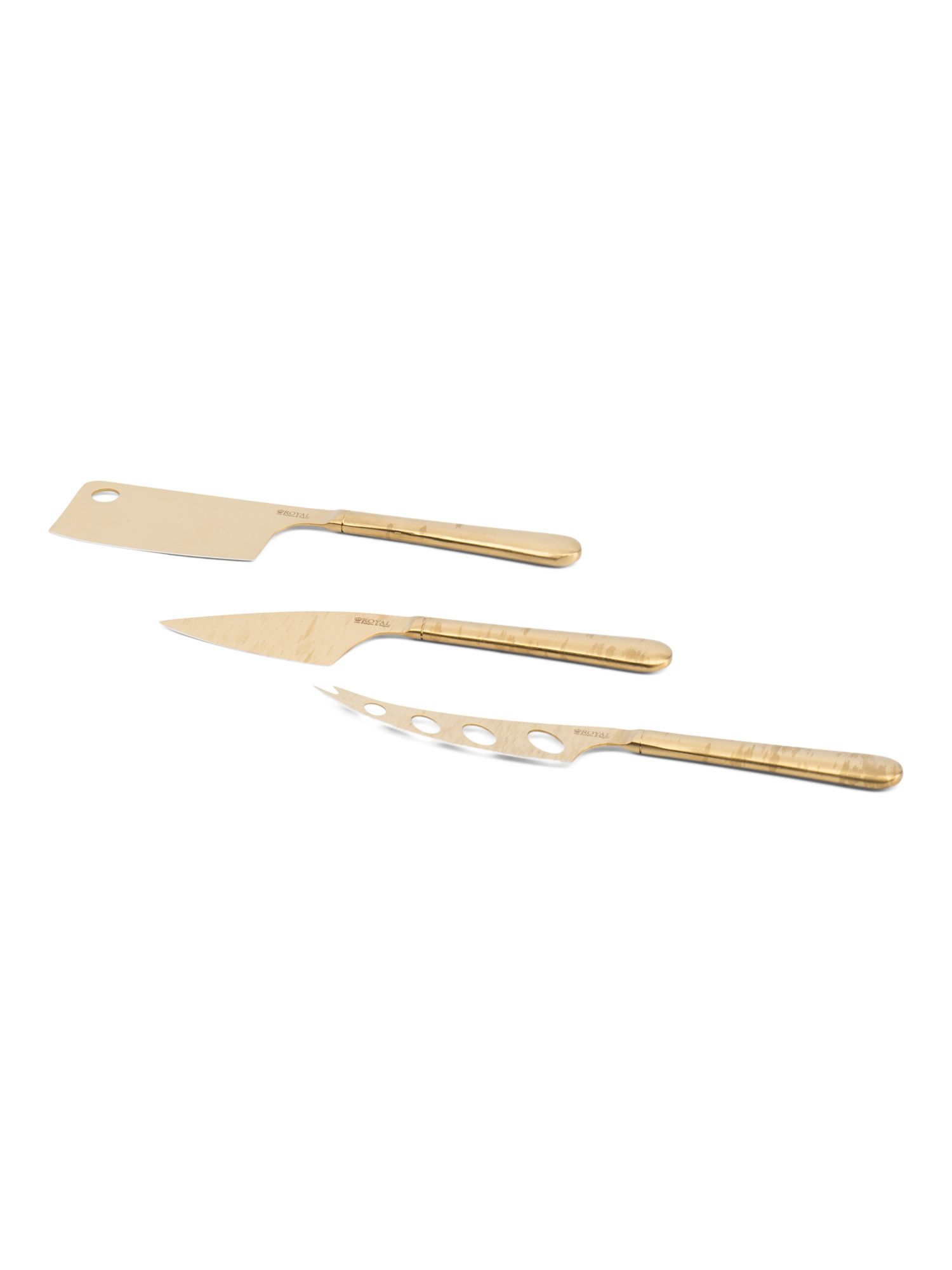 3pc Stainless Steel Cheese Knife Set | TJ Maxx