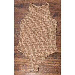 Fendi x Skims Bodysuit Logo Print Design Women's Size Unknown READ | Poshmark