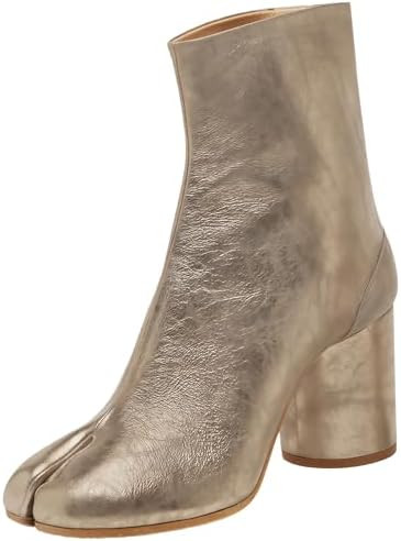 Womens Tabi Boots Split Toe Ankle Boots Chunky Block Heels Booties Japanese Ninja Shoes Mid Heel ... | Amazon (US)