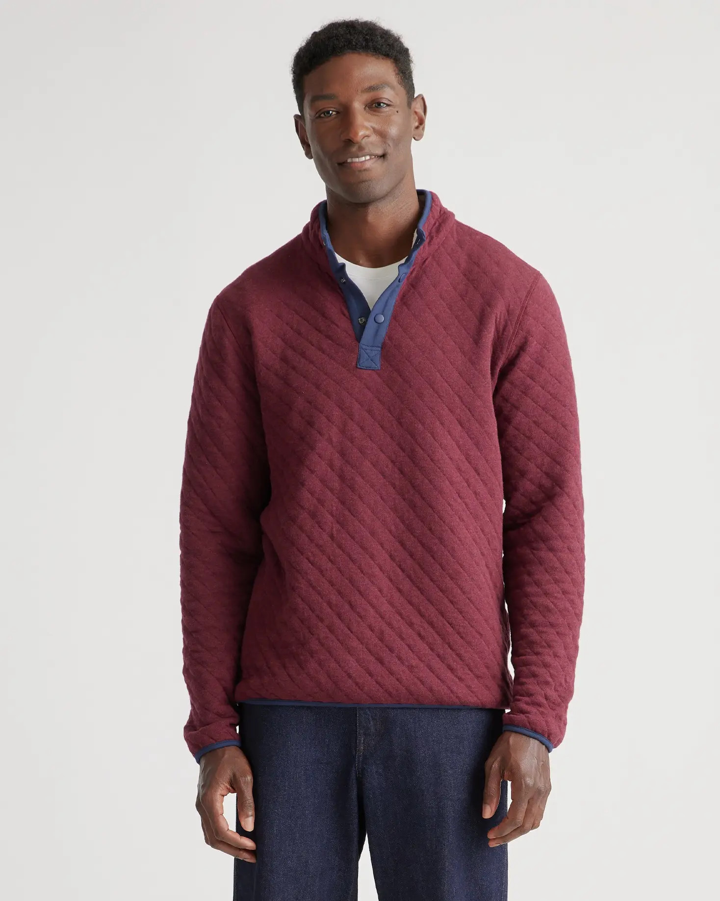 Reversible Quilted Pullover | Quince