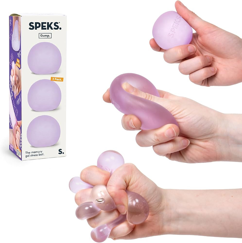 Speks Gump Stress Balls - Silky Soft Memory Gel Squishy Fidget Toy for Adults and Teens 14, Holid... | Amazon (US)