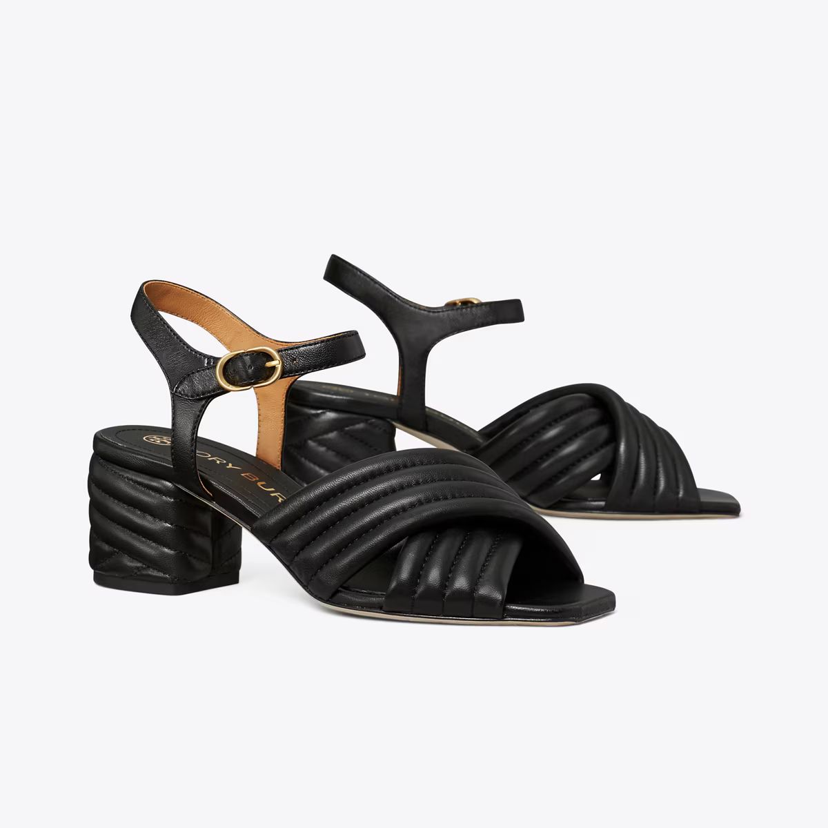 Kira Quilted Heeled Sandal | Tory Burch (US)