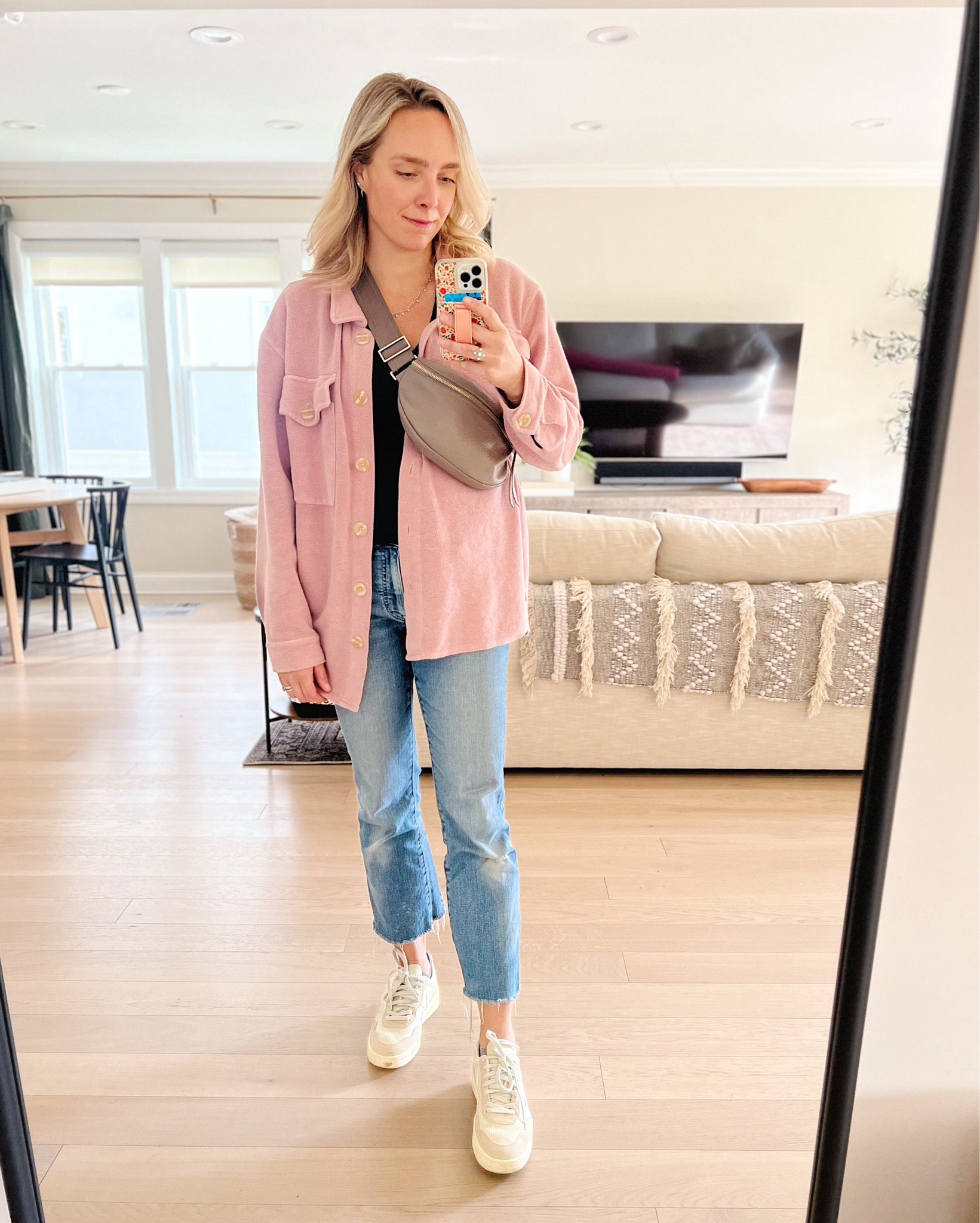 The ultimate mom uniform. Loving these new sneakers from Veja. 

#LTKSeasonal #LTKshoecrush