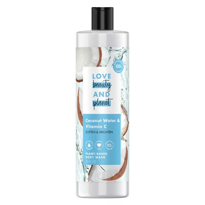 Love Beauty and Planet Coconut Water & Vitamin C Soften & Brighten Body Wash - 20 fl oz | Target