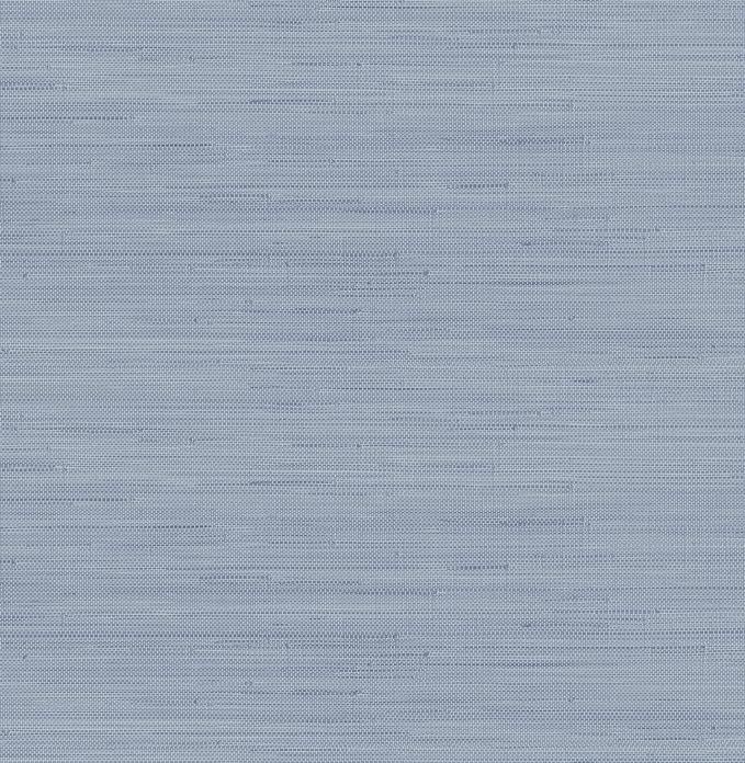 Classic Faux Grasscloth Peel and Stick Wallpaper, Mineral Blue | Amazon (US)