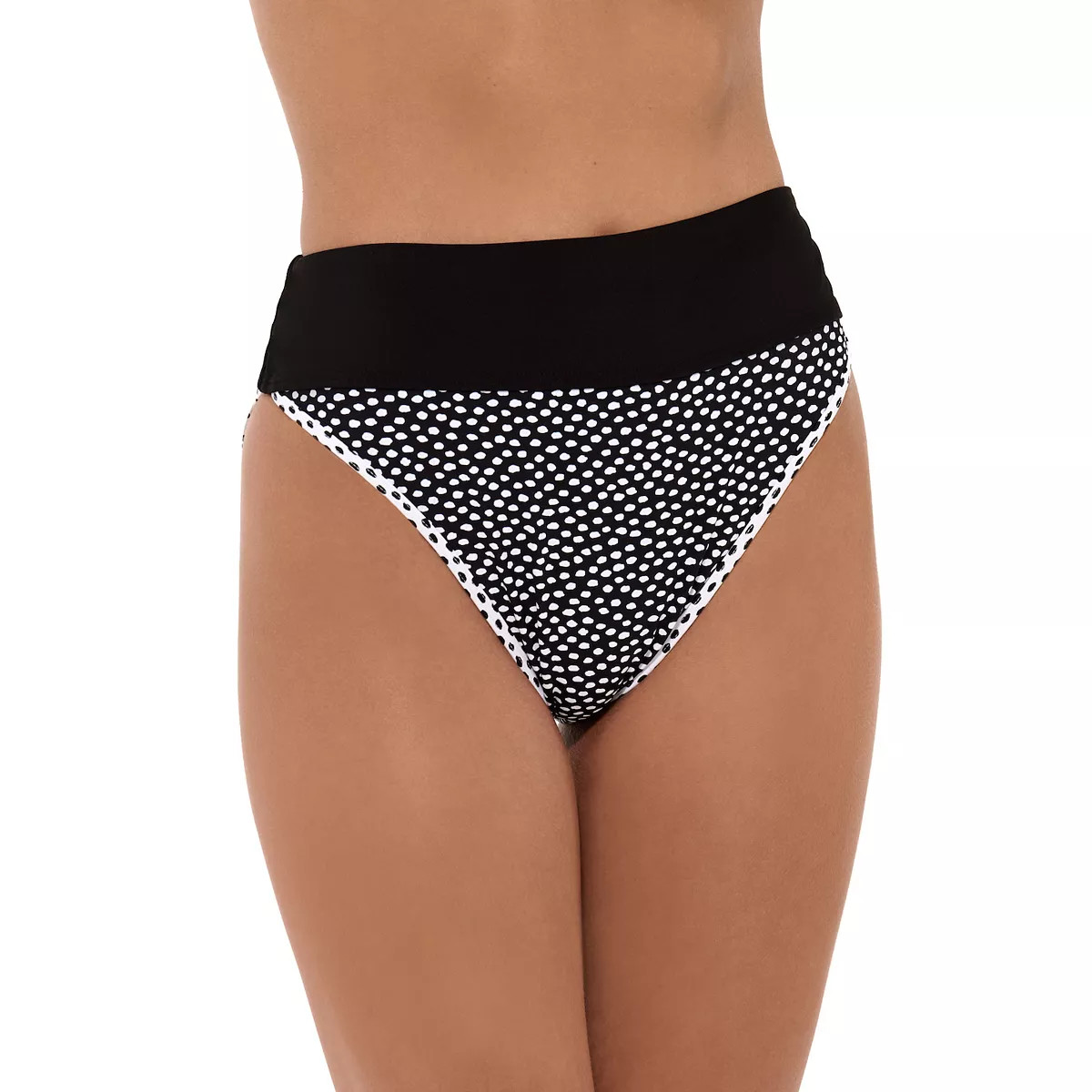 Women's Freshwater Print Banded High-Leg Swim Bottoms | Kohl's
