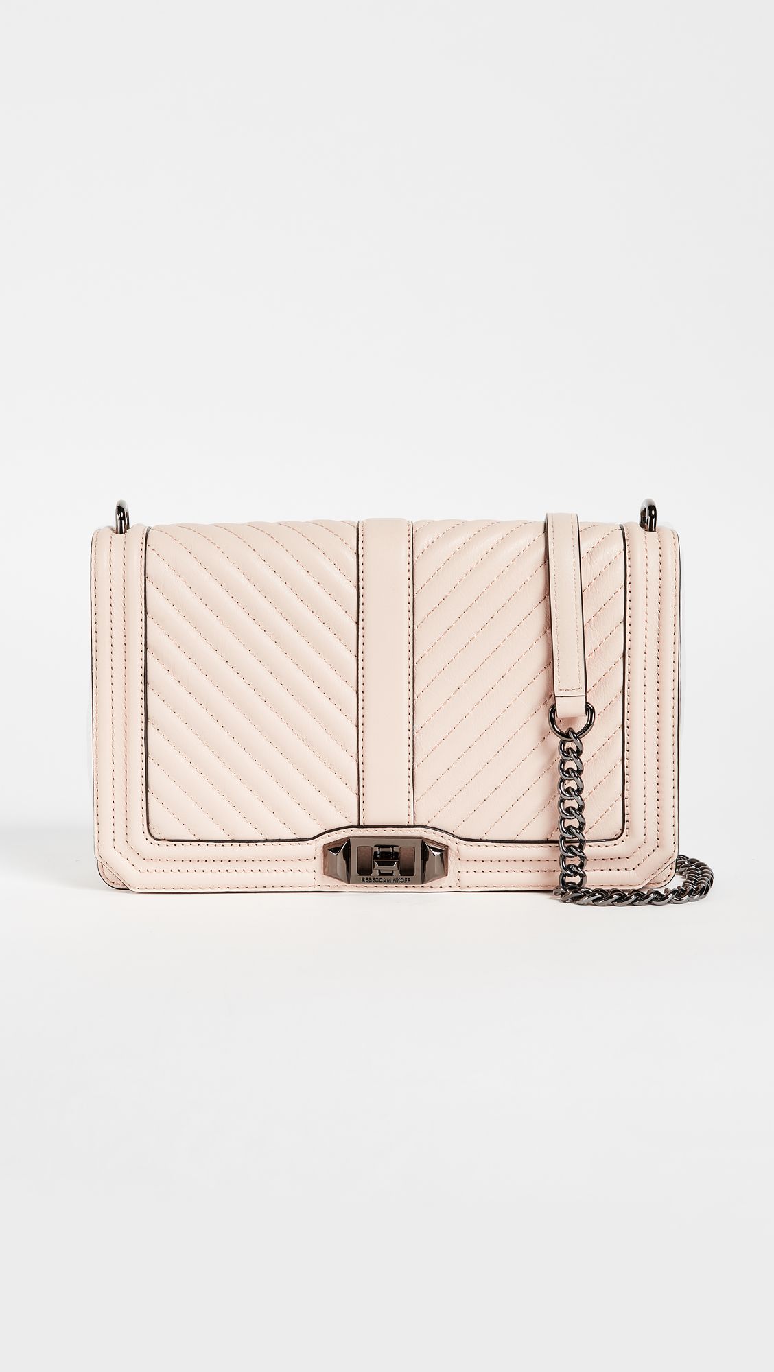 Chevron Quilted Small Love Cross Body Bag | Shopbop