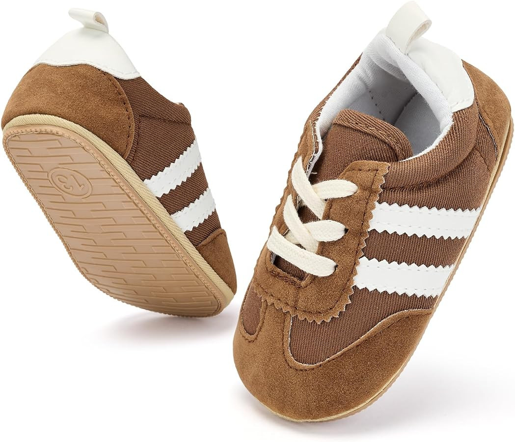 BACSAC Baby Shoes for Boys Girls Non Slip Low Top Infant Walking Shoes Breathable Comfort Toddler... | Amazon (US)