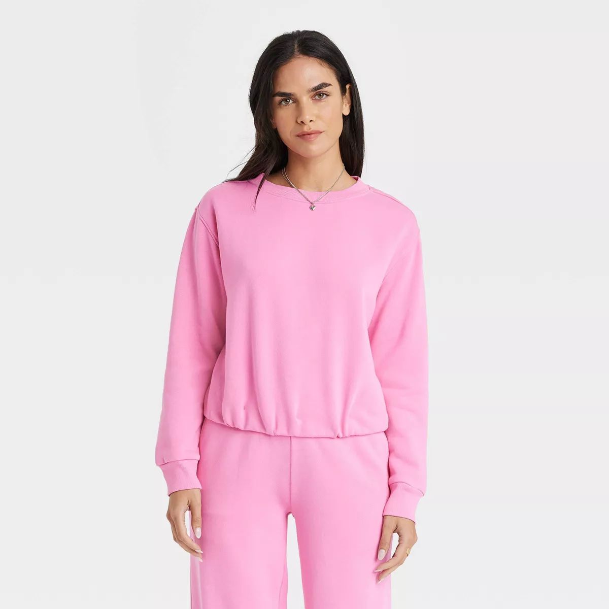Women's Bubble Hem Sweatshirt - Universal Thread™ | Target