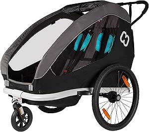 Hamax Traveller Two Seat Bike Trailer + Stroller | Amazon (US)