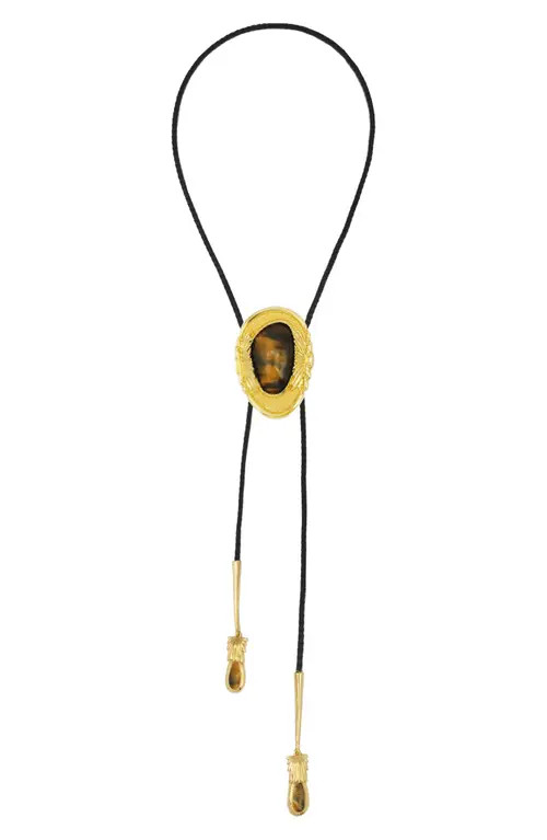 Petit Moments Dolly Bolo Tie Necklace in Brown at Nordstrom | Nordstrom