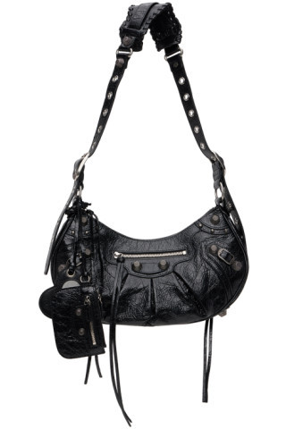 Balenciaga - 黑色小号 Le Cagole 单肩包 | SSENSE