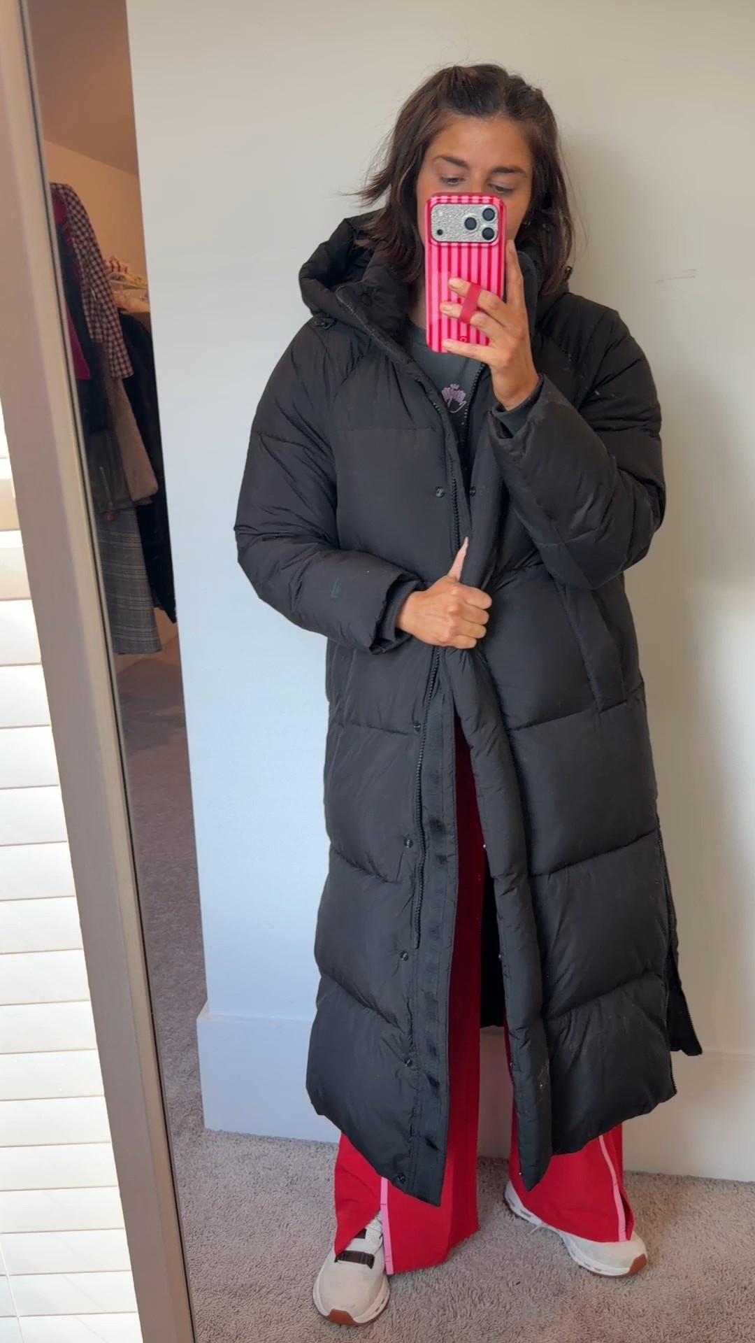 So far in 2026 this is my favorite purchase. It’s 40% off making it under $130. It does run long it unzips on the sides and is so comfortable. Yes I have already had to wash it once after we ate Mexican and it washed really well.

#LTKdayinmylife #LTKValentine #LTKgrwm