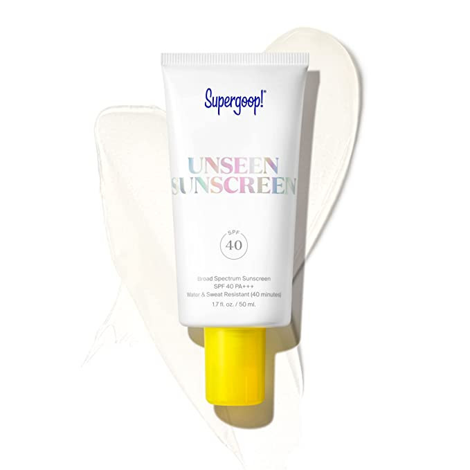 Supergoop! Unseen Sunscreen, 1.7 oz - SPF 40 PA+++ Reef-Friendly, Broad Spectrum Face Sunscreen &... | Amazon (US)