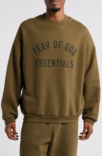 Fear of God Essentials Gender Inclusive Logo Sweatshirt | Nordstrom | Nordstrom