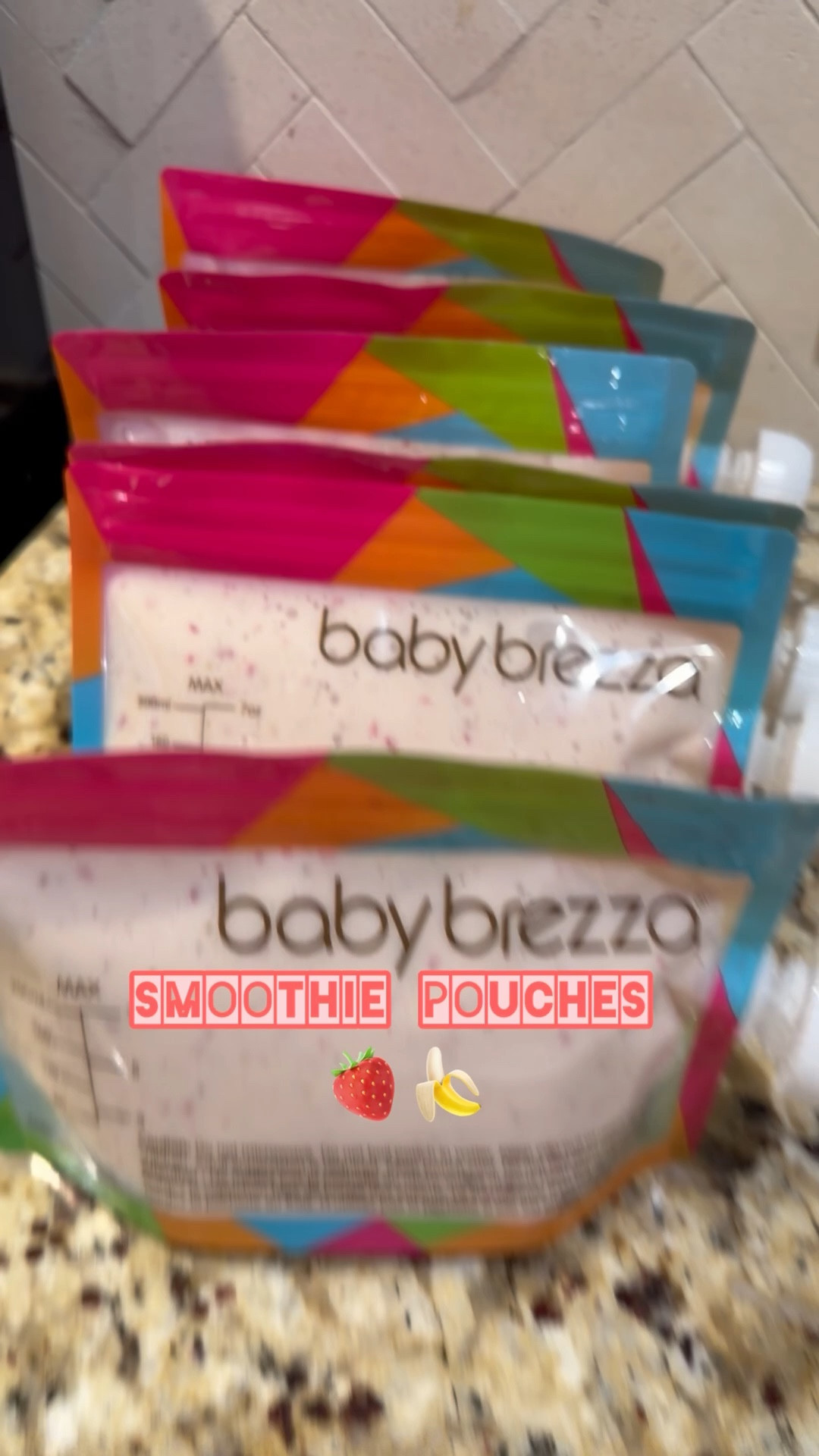 Reusable smoothie pouches for my 1 year old! This morning we made strawberry banana, Jett loves them. Just blend ripe fruit with yogurt (I use 5%) and milk (I use Faiir Life’s whole milk ) until you get the consistency you want. Pour into reusable pouches. I make a big batch then freeze the pouches so I can pull one out when I need one! So so convenient. 


#LTKmomlife #LTKfoodie