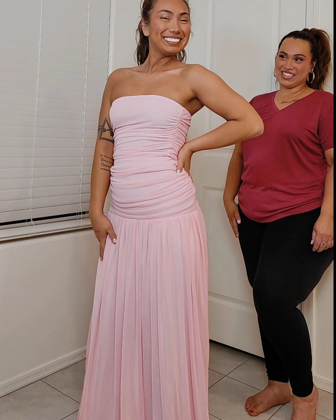 Amazon Milumia Women's 2 Piece Outfit Ruched Bandeau Crop Top and Pleated Mesh Long Skirt Set

#LTKMidsize #LTKPlusSize